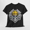 Safety Third! Skull Construction Graphic T-Shirt Unisex T-Shirt