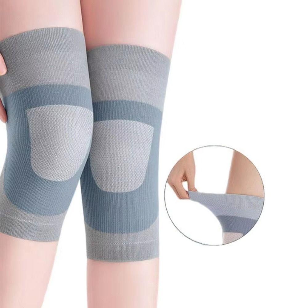 1Pair Cushion Pressure Knee Patella Support Breathable Sport Knee Wrap  Basketball Running