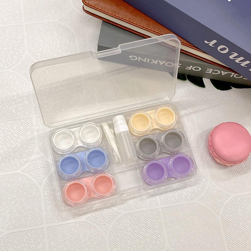 New Fresh Style Transparent Contact Lens Cases - Set of 6 Pairs