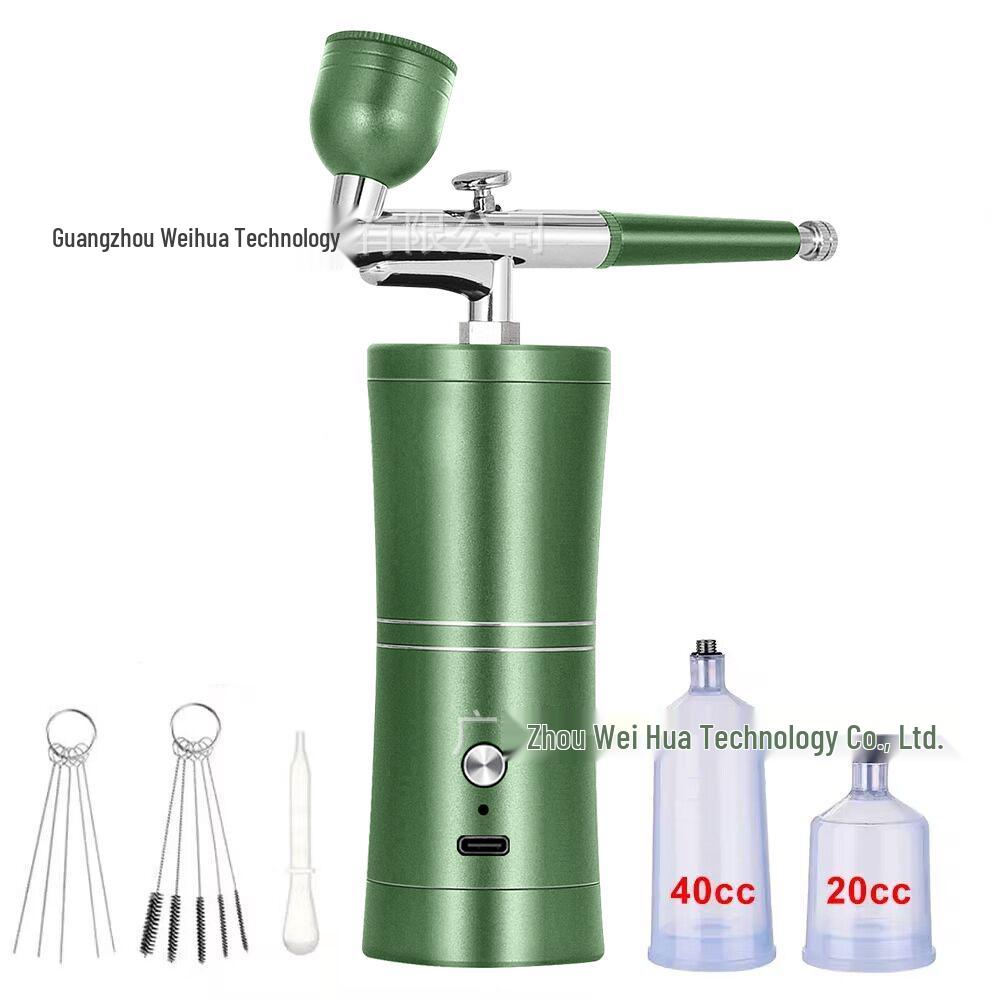 Portable Oxygen Injector Facial & Nail Art Airbrush for Hydration and Essence Spray