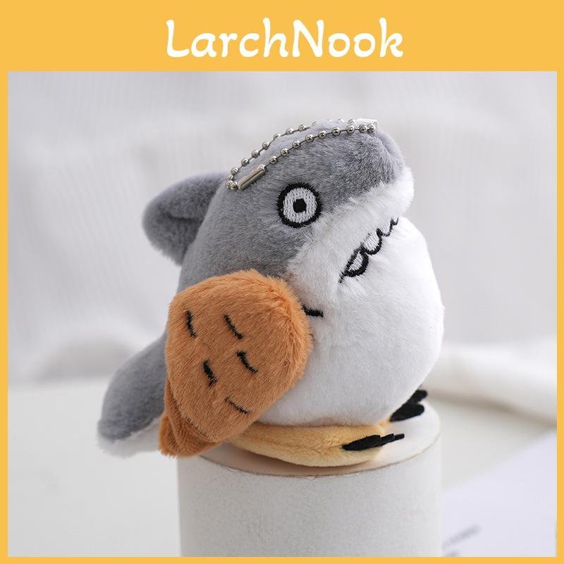 Trendy Shark Plush Toy Shark Fork Doll Shark Watermelon Figurine