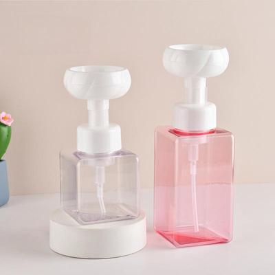 Quadratische PETG-Schaumpumpflasche für Händedesinfektionsmittel oder Kosmetika (250ml, 450ml, 650ml)