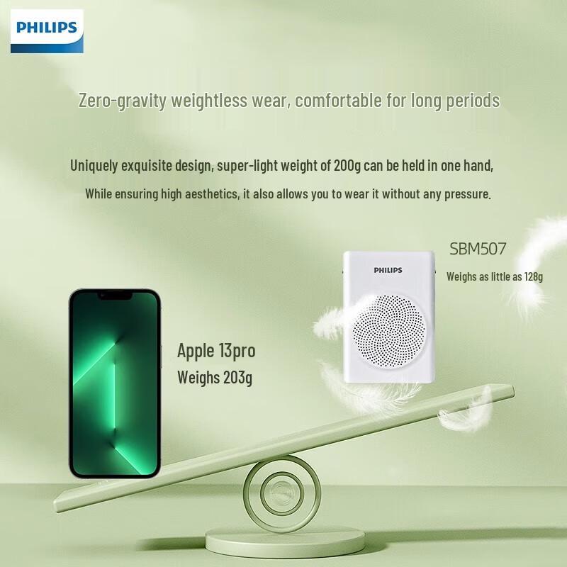 Philips SBM507 Portable Teacher Amplifier CN plug (adapter included)