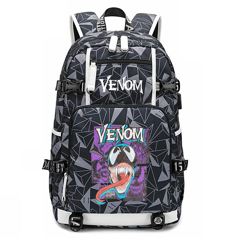 Trendy Schoolbag Printing Design Sense Casual Simple Backpack Lightweight Spine Protection Large Capacity