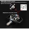 RACEWORK MTB Bike Lock Pedal For Shimano SPD System Nylon Body + Chrome Molybdenum Steel Core Double-sided Locking Footrest