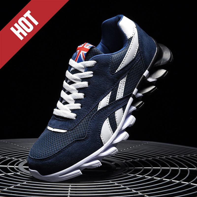 

Blade Men Sports Running Shoes Marathon Air Cushion Breathable Lightweight Mens Outdoor Hiking Athletic Nonskid Sneakers Jogging 42