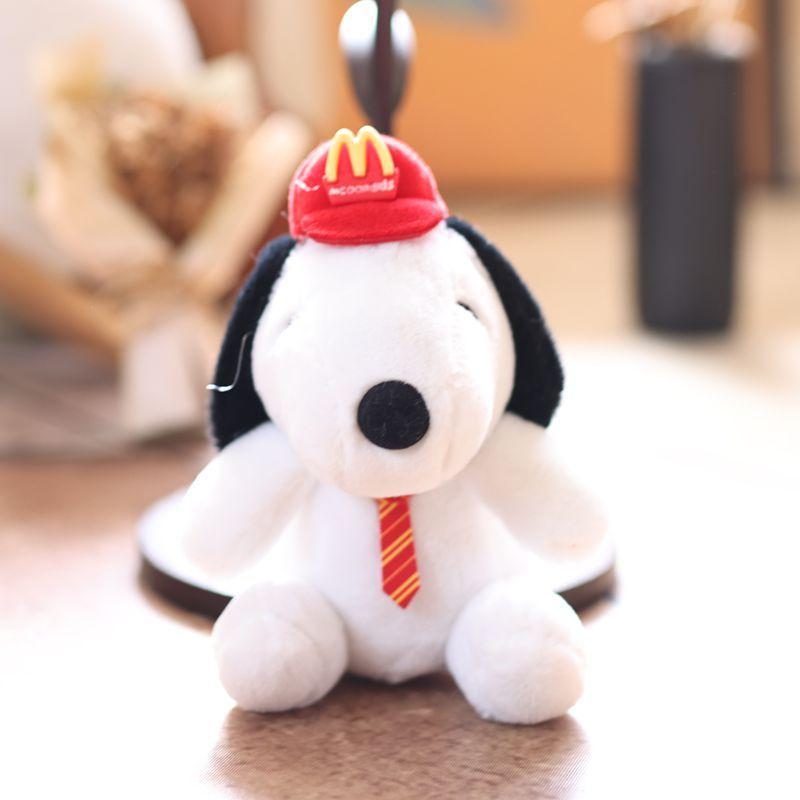 Cute Dog Plush Keychain With Super Soft Short Pile For Backpack Decor And Gift