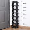 Durable Plastic Shoe Rack for Entryway Stackable Dustproof Shoes Storage Vertical Sturdy Shoe Organizer Home Organizer
