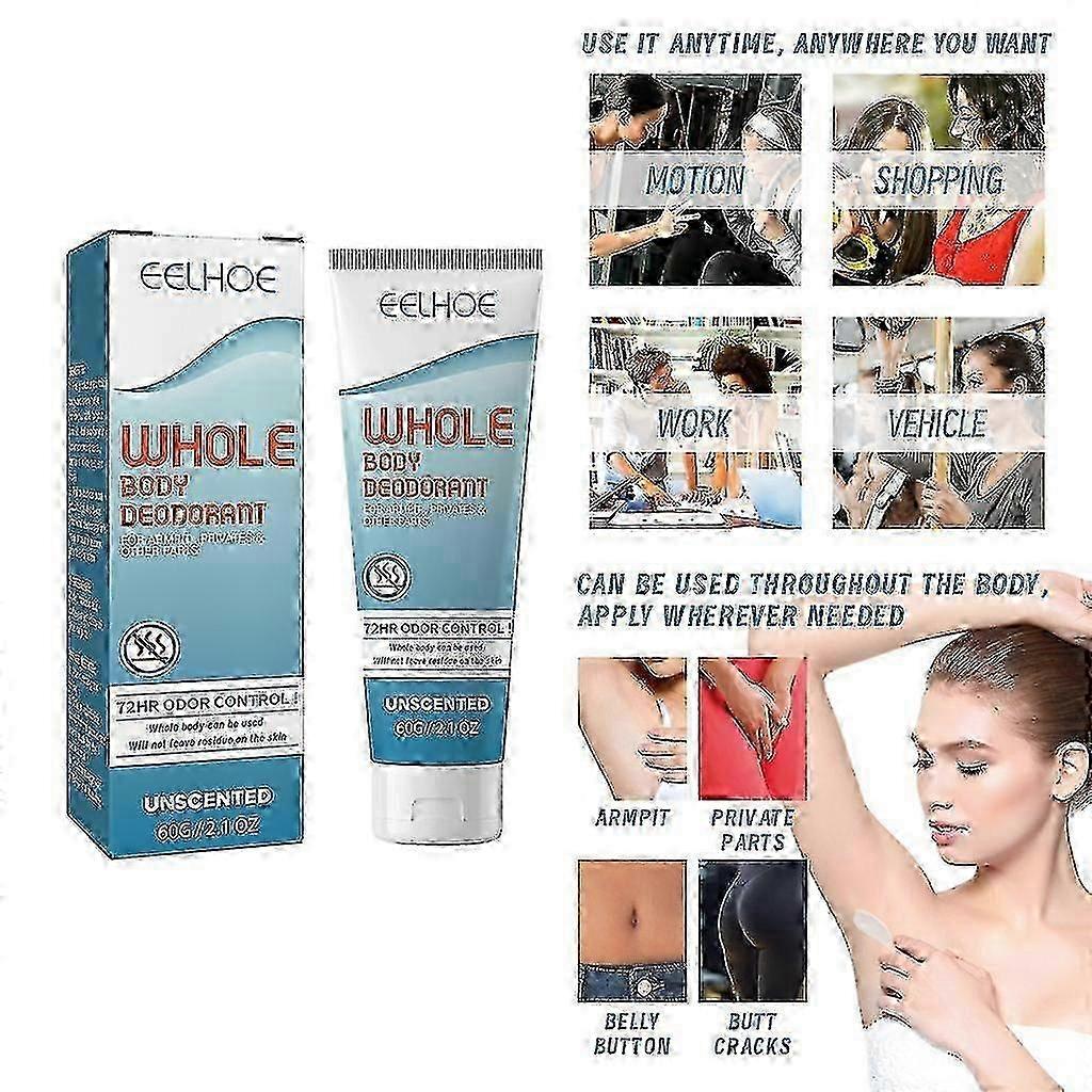 EELHOE Underarm Odor Removal Cream Antiperspirant Deodorant Remove Foot Odor