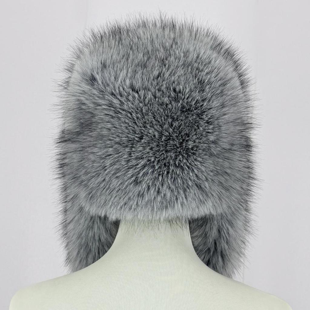 Uomo Donna Inverno Cappello da Trapper Cappello da Pilota Unisex Caldo Pelliccia Sintetica Protezione Orecchie Antivento Cappellino da Trooper Bomber