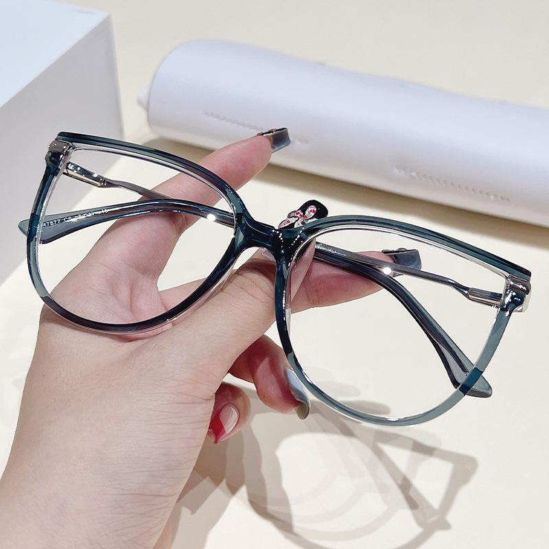 

Fashion Glasses For Nearsightedness Clear Spectacle Lenses TR90 Anti Blue Light Myopia Glasses For Women for vision -1 -2 No Blue Light 0