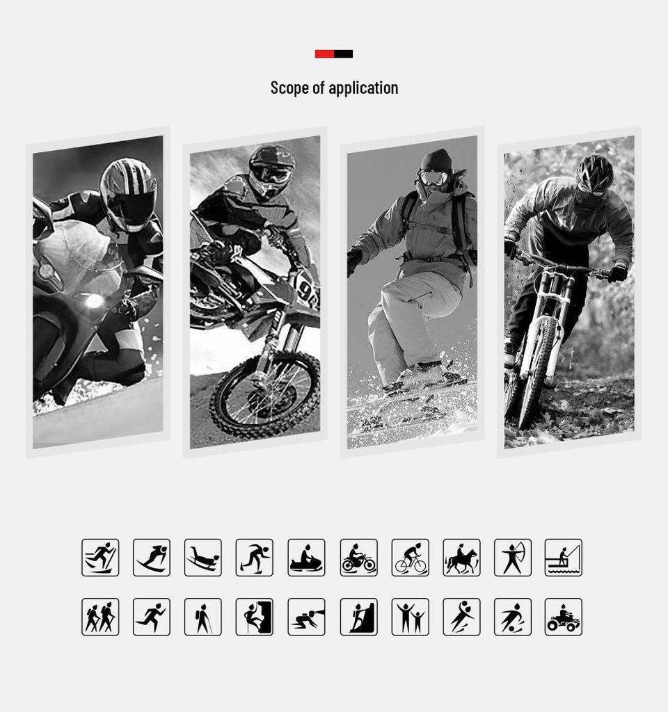 HEROBIKER Outdoor Motorcycle & Sports Armor Set - Anti-fall, Off-road, Back Protector, Ski Suit