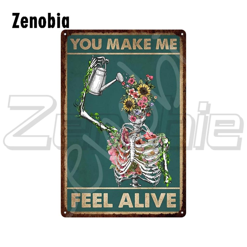 Metallschild mit Totenkopf und Text „Your Butt Servietten My Lord“, Vintage-Blechschild, Blumenskelett, lustiges Metallschild, Badezimmerdekor