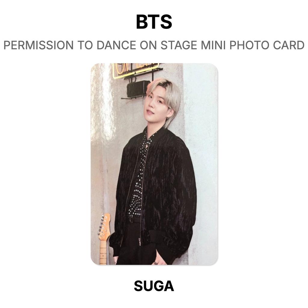 BTS PERMISSION TO DANCE ON STAGE MINI PHOTO CARD Official Photocard