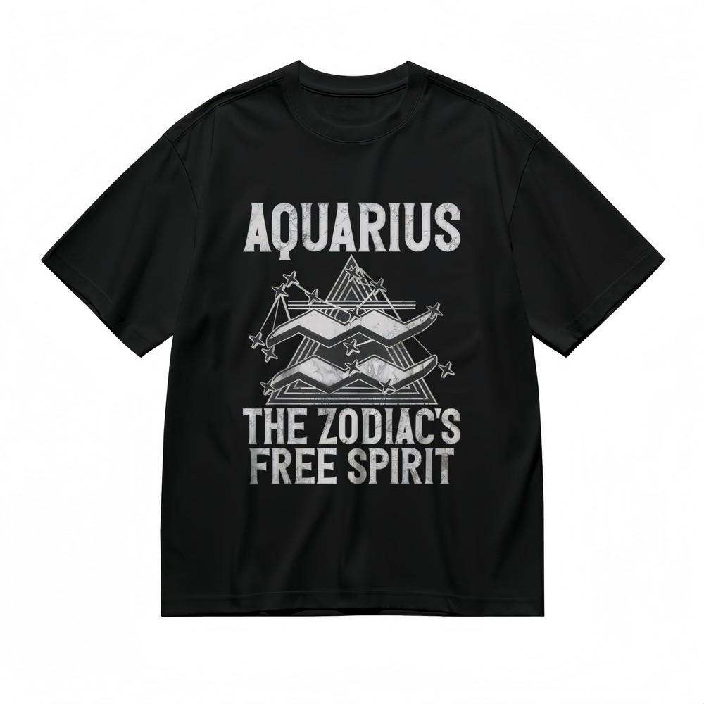 

Men s T-shirt With Free Spirit Mantra Graphic Unisex Black 100% Cotton Tee USA S