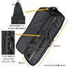 Sutekus Double Gun Case, Rifle Case, Airsoft Nylon, 2-Way, Black (120cm)