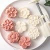 Månkakform Midsommarfestival Handtryck Kakstämplar Blomma Körsbär Lejonmönster Kolvar Bakverk Dekorationsverktyg