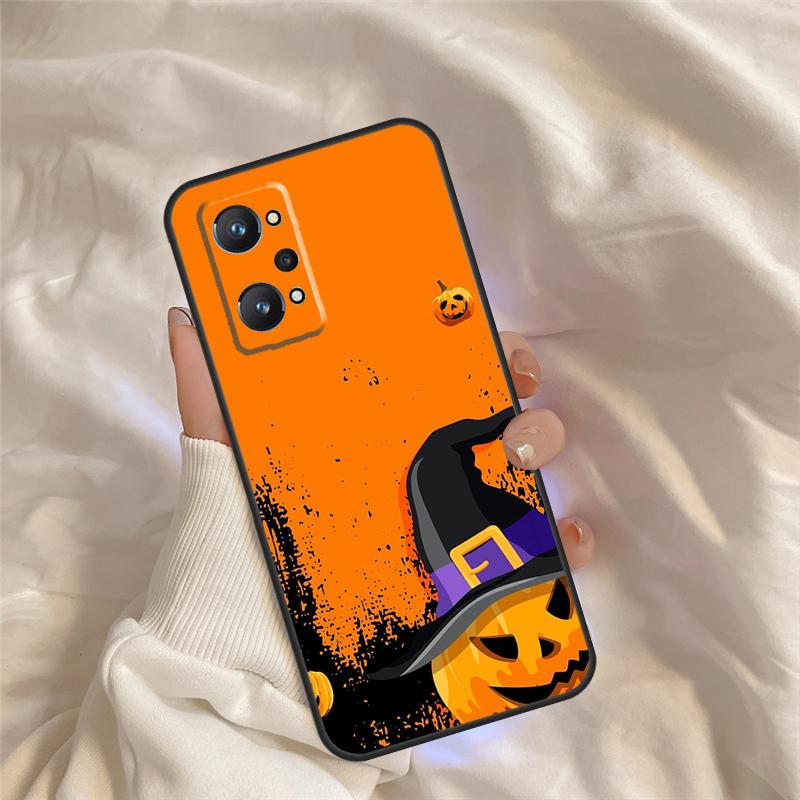 Halloween Aesthetic Case For Realme C71 C55 C67 C51 C75 C63 C61 C65 C53 C35 11 12 13 14 Pro Plus GT6 GT7 15 Pro