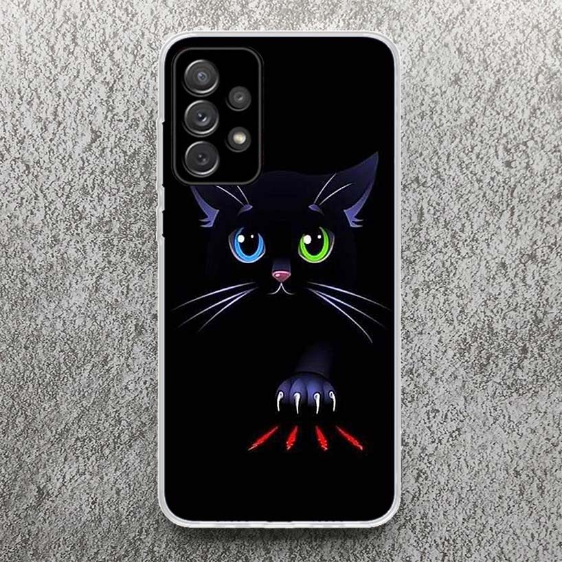 Cat Footprint Funny Paw Cute Phone Case for Samsung Galaxy A16 A15 A14 A13 A56 A55 A54 A53 A36 A35 A34 A33 A26 A25 A24 A23 A05S