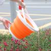 3L Collapsible Bucket Portable Folding Water Bucket Car Washing Fishing Bucket Household Plastic Travel Outdoor Camping Bucket A