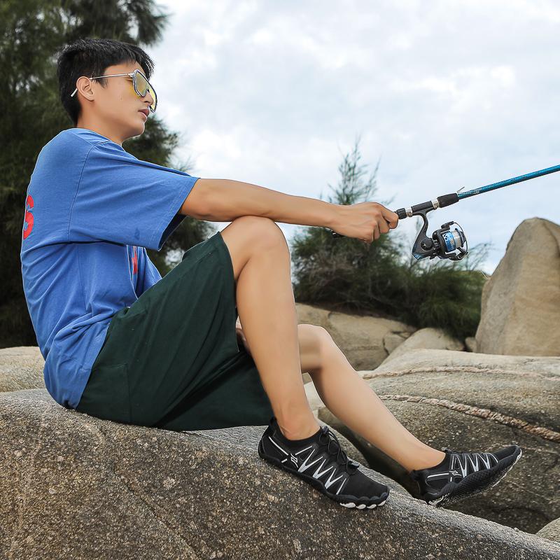 Beach Wading Sneakers Aqua Shoes for Women Men Barefoot Water Sports Shoes Outdoor Wading Shoes for Surfing Swimming Fishing