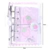 Mini Loose-leaf Notebook Hand Ledger Hand Account Book M5 Pocket Binder Notebook  Kids Gift