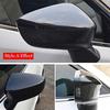 2 Peças Tampas de Cobertura para Espelho Retrovisor Lateral Porta Traseira Acessórios de Acabamento para Mazda 3 Axela 2014 2015 2016 2017 2018 Fibra de Carbono