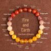 Auspicious Multi-Treasure Crystal Bracelet: Five Paths to Wealth with Wood & Fire Attributes