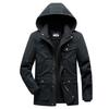 Autumn and winter new 2025 cotton jacket men's mid-length winter jacket winter plus size casual cotton jacket men's trendy cotton clothes