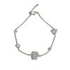 New Camellia Bracelet Niche Design High-End Zircon Personality Light Luxury Temperament Horseshoe Flower Jewelry