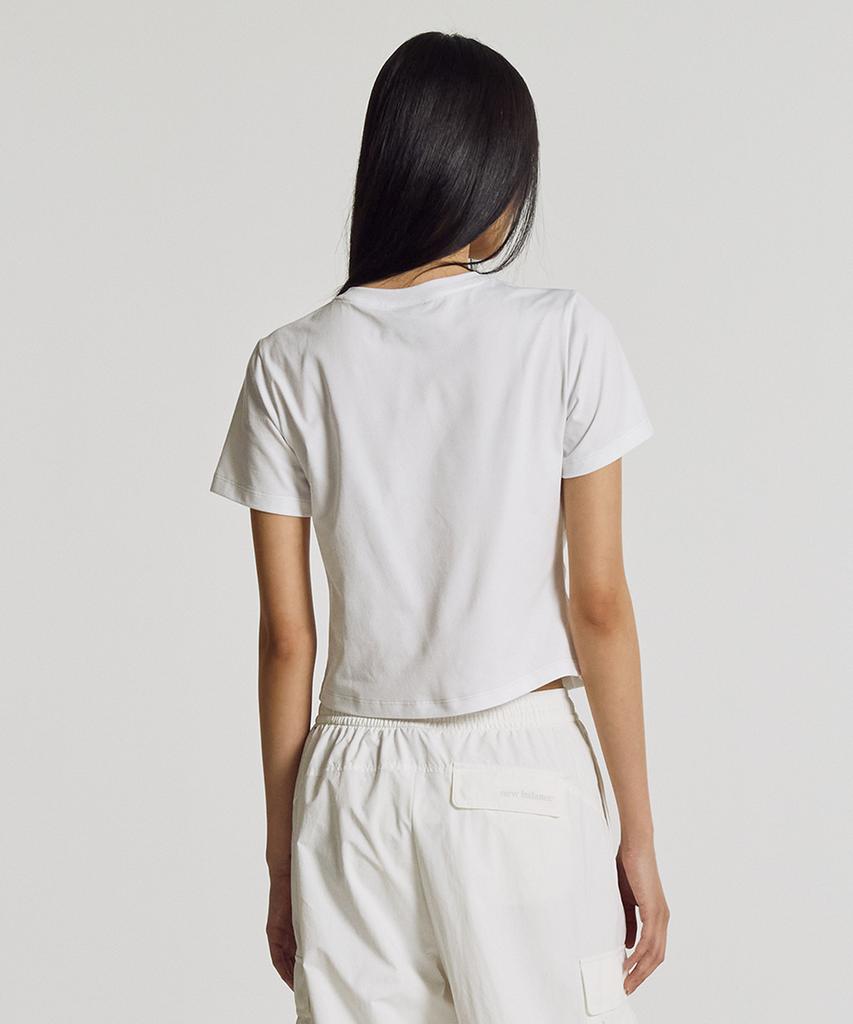 Nyuballanseu Nbneg2W582 / Women Frozen Twisted Short Sleeve Tee (White)