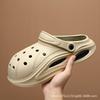 Men's summer new cool slippers non-slip, wear-resistant and deodorant thick-soled hole shoes wear casual fashion trend cool slippers