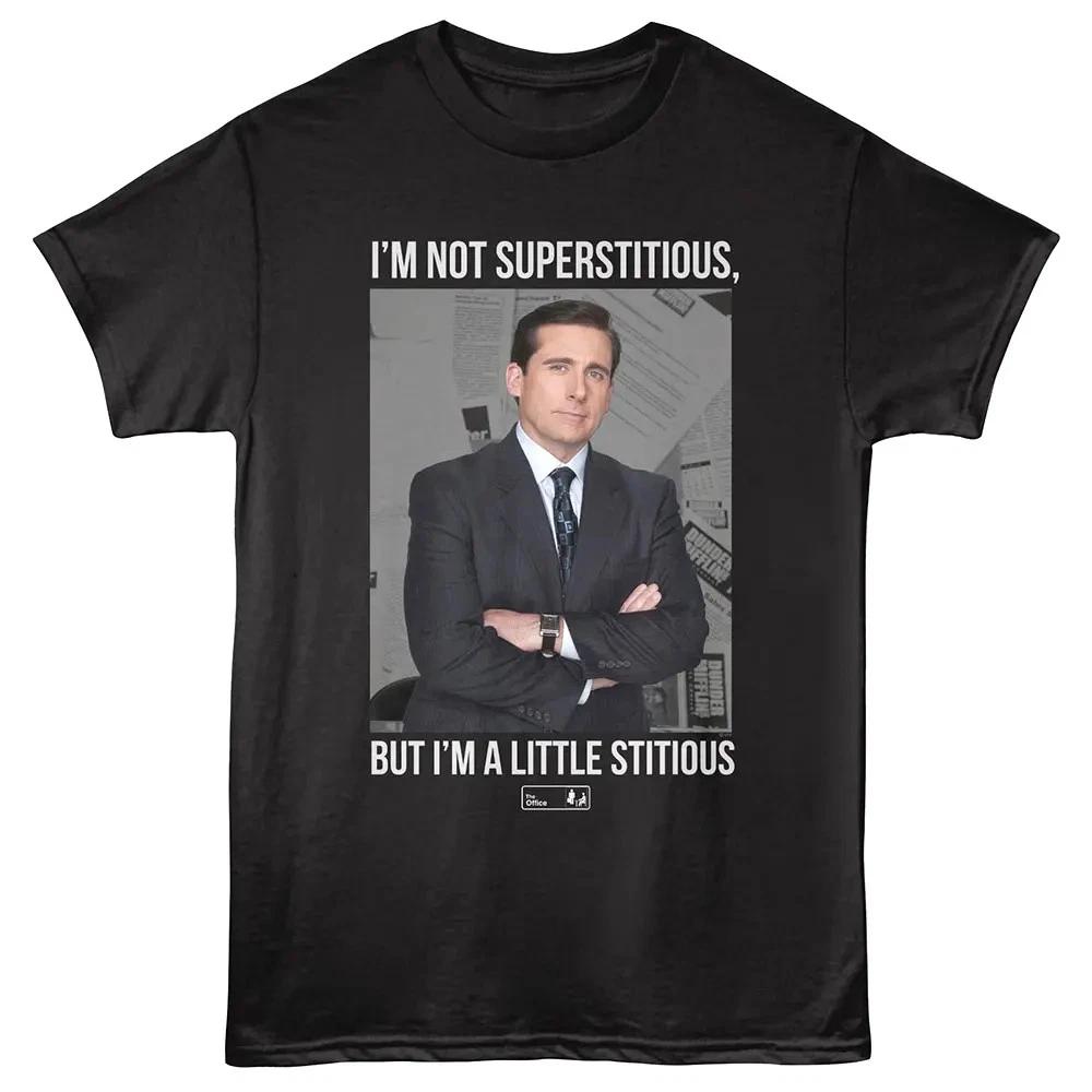 

The Office not Superstitious Men s T Shirt 2XL