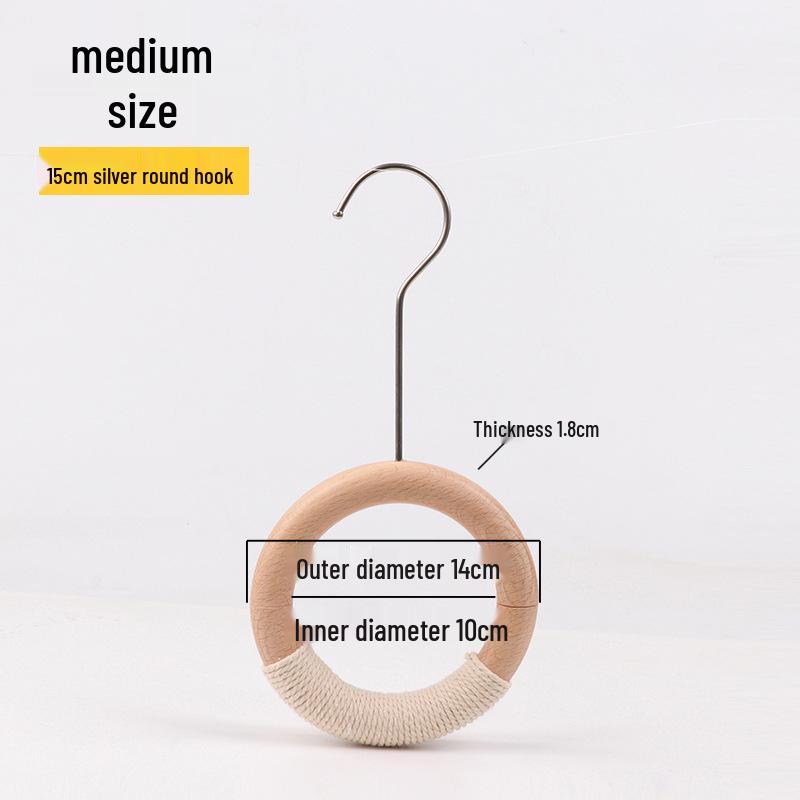 Solid Wood Acrylic Clip Hanger for Clothing Stores – Perfect for Children's Wear, Women's Wear, Pants, Scarves, Hats, and Socks.