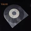50Pcs Vinyl Record Inner Sleeves Dustproof Scratch-Resistant Anti-Static Plastic Round Bottom EP Protective Sleeves