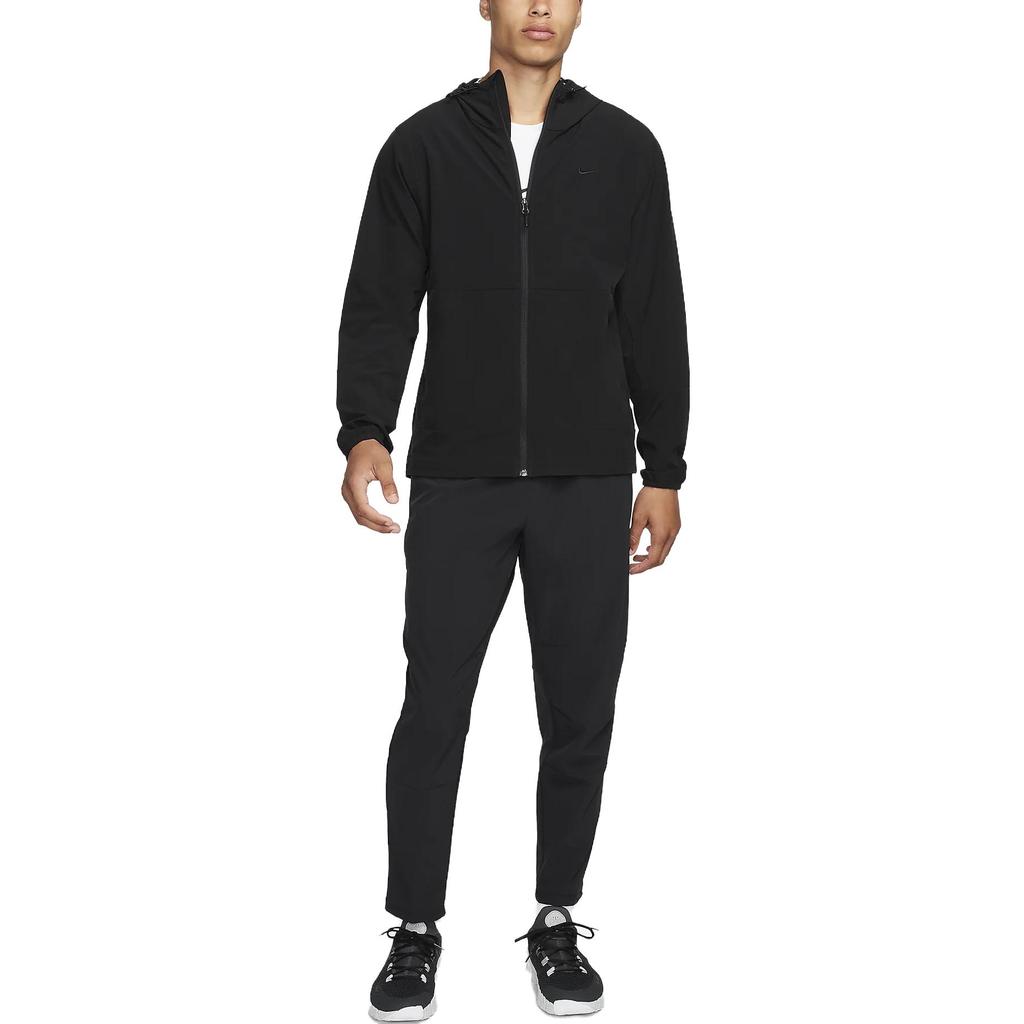 Nike Unlimited Embroidered Logo Comfort Knit Sweatpants Men Bottoms Black FB7546-010