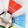 12 stk Badmintonfjærballer Livlig farge Gjenbrukbare Lettvekt Bærbare Trening Badminton for Barn Underholdning