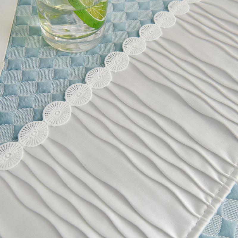 Sommer Kühl Doudou Eis Seide Sofa Matte Matte Matte Rutschfester Sofabezug Neu Premium Kalte Abdeckung Großhandel