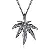 Accessories European and American Retro Fashion Hip-hop Versatile Maple Leaf Men's Necklace