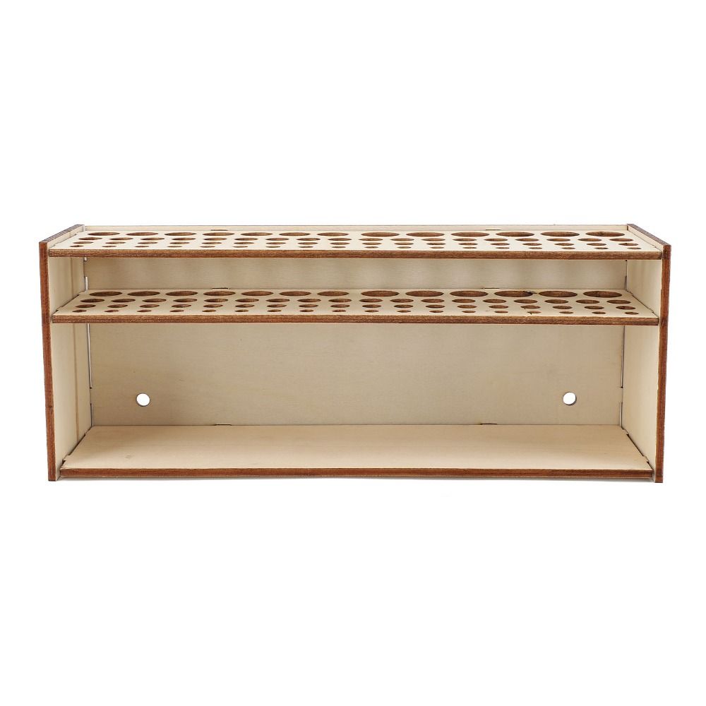 Space Saving Brush Holder Multi Hole Brush Storage Rack New Paintbrush Organizer  Desktop Storage