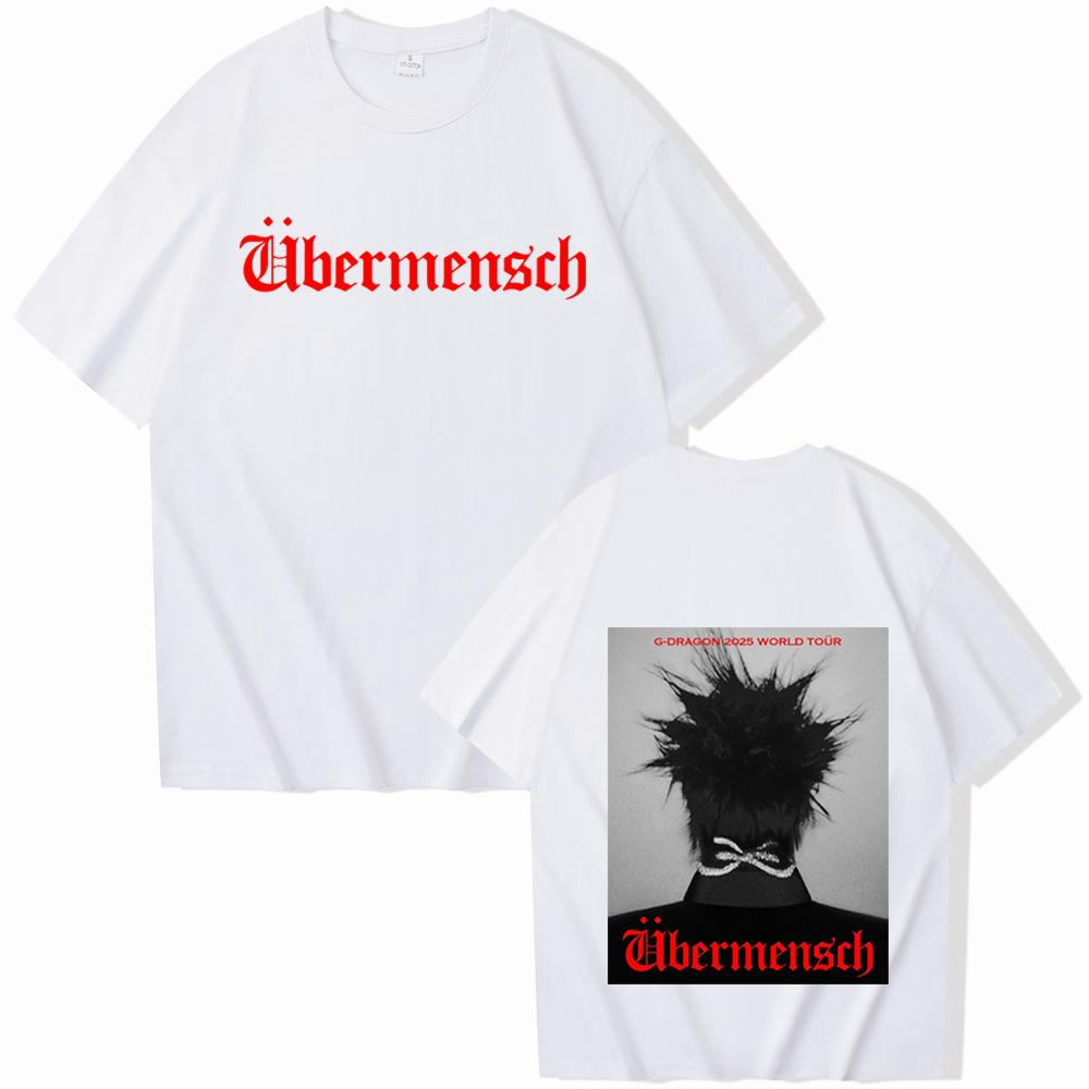 G-Dragon 2025 World Tour T-shirt Man Women Harajuku O-neck Summer Casual Shirt Shirts for Men  Shirts  T Shirts