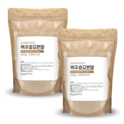 Health & Food Bierhefepulver aus Litauen, 500g, 2 Stück