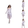 Elegant Zombie Corpse Bride Costume For Women Perfect For Halloween And Cosplay Events