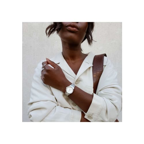 [Official Shop/2-Year Warranty/Authentic Import] Daniel Wellington DW Men's Iconic Link 40mm Watch, Stylish and Popular for Business, Available In Ros