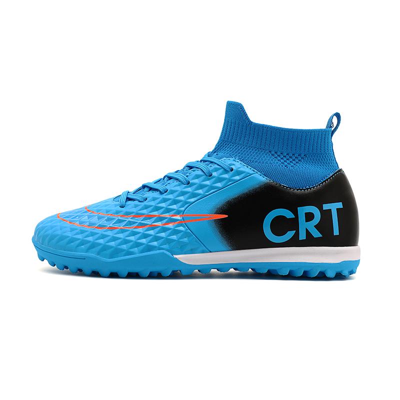 Fashion Professional Society Fußballschuh Männer High-Top Leder Leichte TF/FG Fünf-a-side Fußballschuhe Kinder Fußballschuhe Kinder