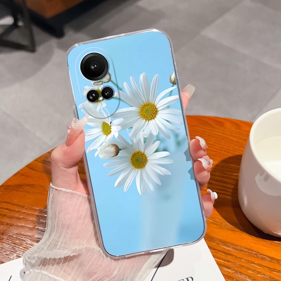 Case For Oppo Reno 10 Pro 5G Special Soft Silicone Transparent Anti Drop Phone Cover For Oppo Reno10 10Pro Back Shell Funda Capa