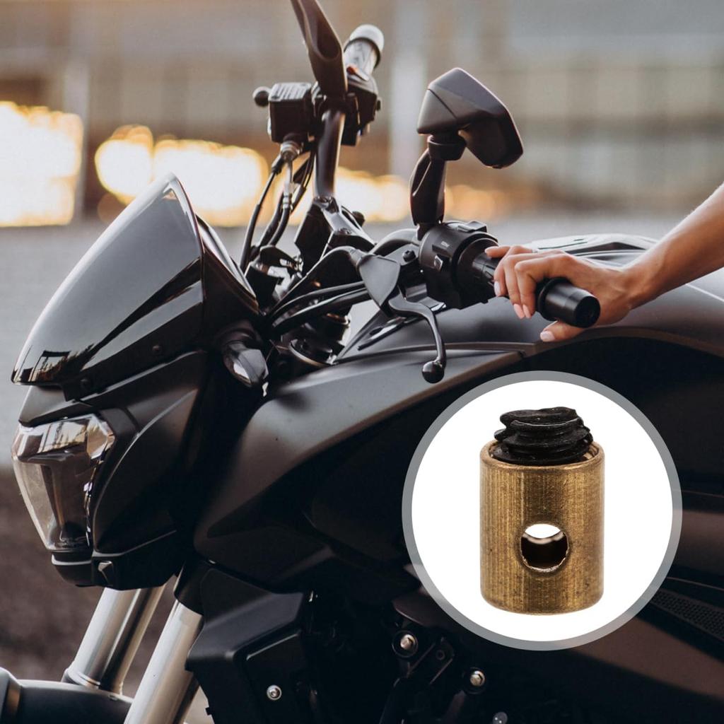 Cabilock Clutch Line Core Clamp Kit 20pcs Metal Throttle Cable Nipples Universal Fit for Motorcycle and Scooter
