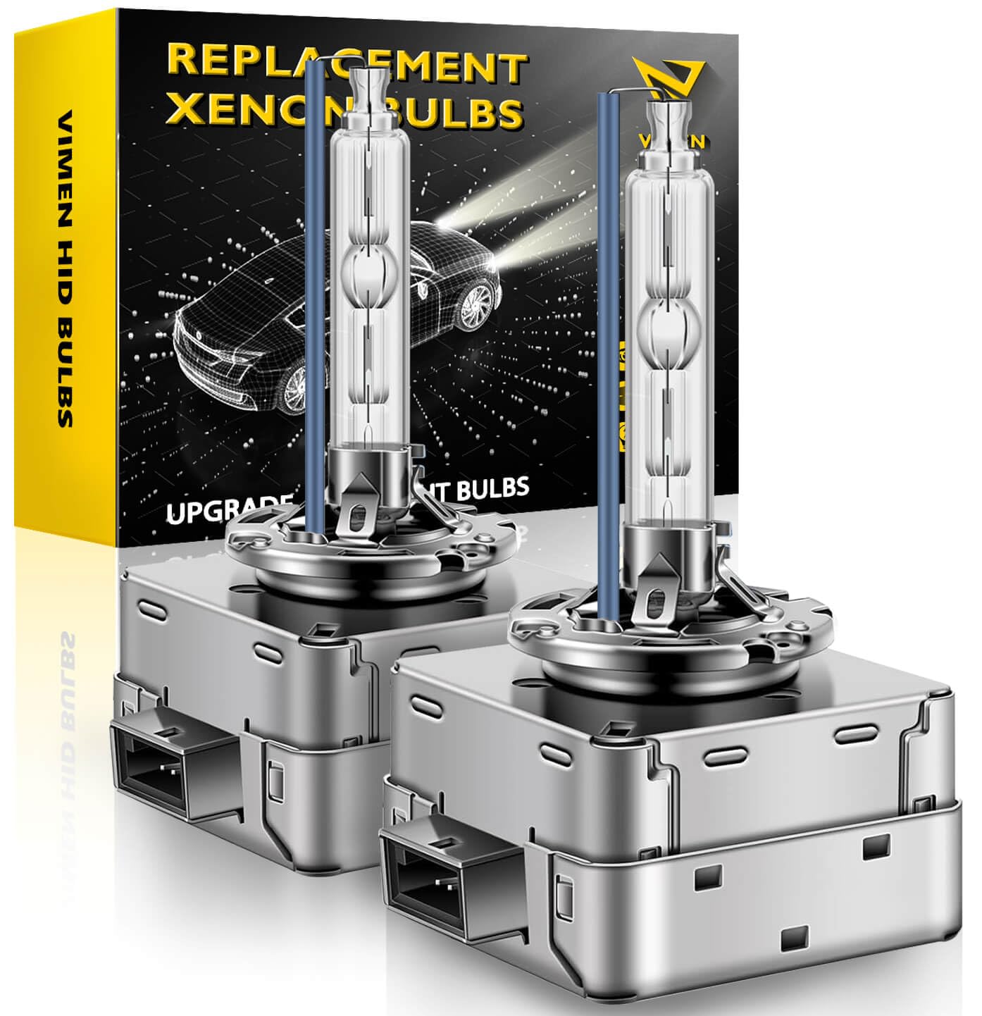 VIMEN D3S HID Bulb Genuine Replacement HID D3S 8000K 35W D3S