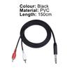 Professional 6.35mm Male to Dual RCA Male Audio Cable HiFi Stereo Aux Adapter for Mixer