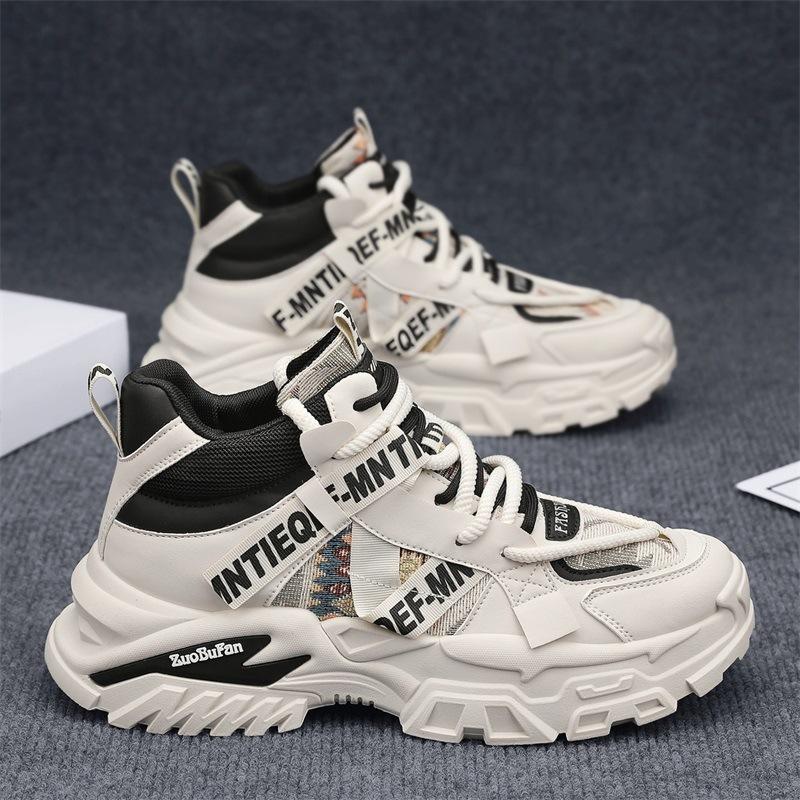 Shoes winter new high-top platform dad shoes breathable sports casual shoes youth outdoor shoes 39